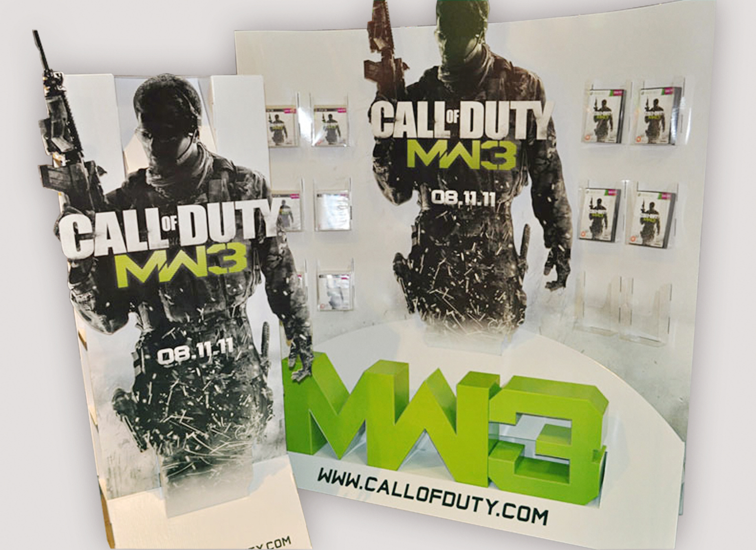 POS for the launch of the game Call of Duty MW3